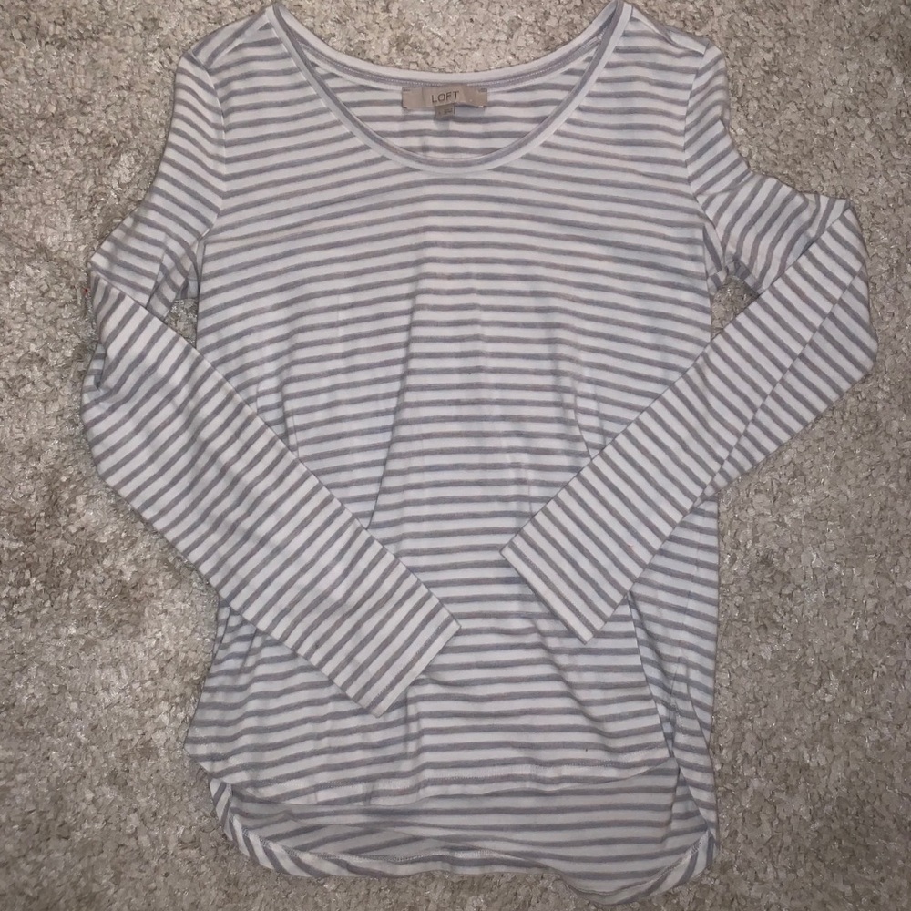 Loft Small striped shirt